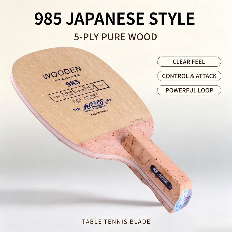 Table Tennis Club - YINHE 985 Japanese Penhold Table Tennis