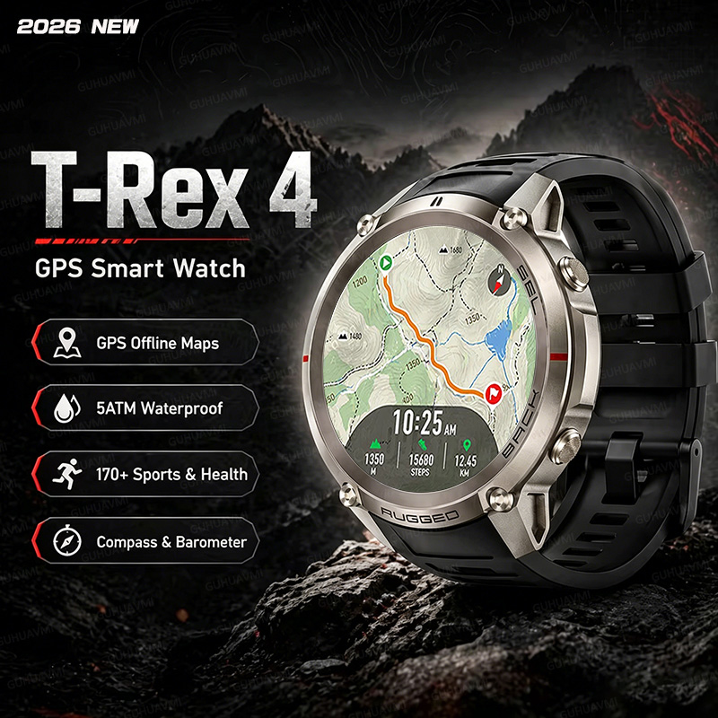 Table Tennis World - New T-Rex 4 Military GPS Smart