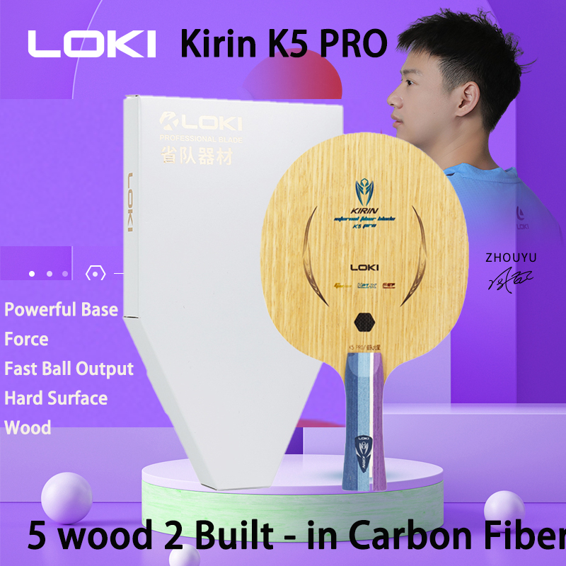 Table Tennis Bat Butterfly - LOKI Kirin K5 PRO 5 Wood