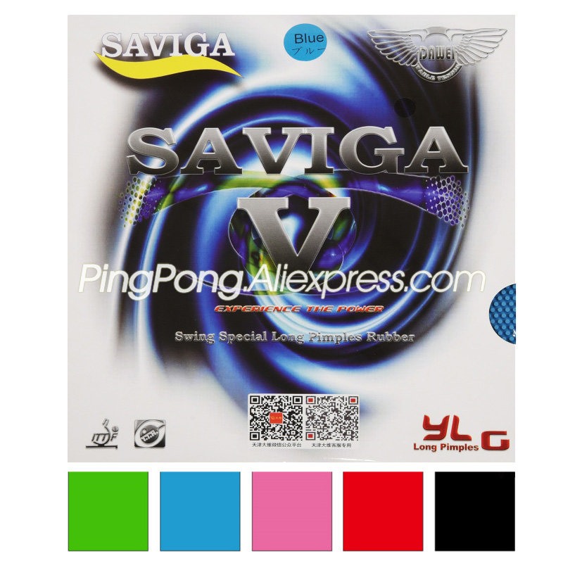 Table Tennis Bat Butterfly - Colorful DAWEI SAVIGA V Pips-long Table