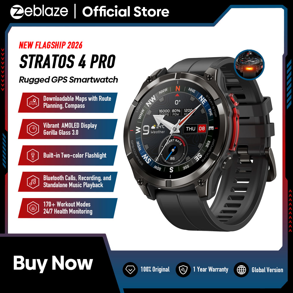 New Zeblaze Stratos 4 PRO AMOL - Table Tennis World review and price