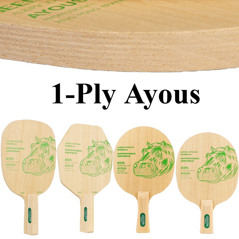 JEELS Green Hippo 1 Ply Ayous  - Table Tennis Japanese review and price