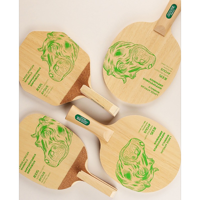 JEELS Green Hippo 1 Ply Ayous  - Table Tennis Japanese review and price