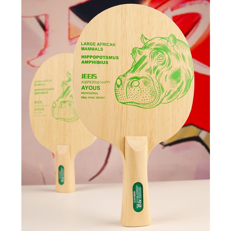 JEELS Green Hippo 1 Ply Ayous  - Table Tennis Japanese review and price