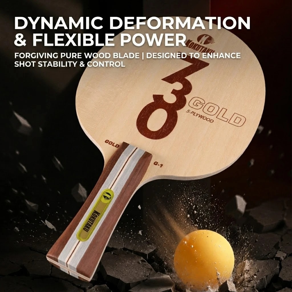 Kokutaku Table Tennis Blade FL - Table Tennis Japanese review and price