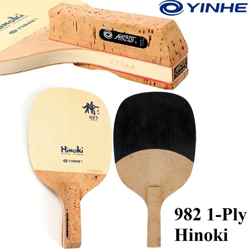 YINHE 982 1-Ply Solid Hinoki T - Table Tennis Japanese review and price
